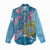 Personalized San Marino Women Casual Shirt The Cyclamen Cyprium With Coat Of Arms - Wonder Print Shop