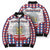 Netherlands Christmas Bomber Puffer Jacket Lion Symbol In Snow Globe - Wonder Print Shop