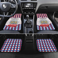 Netherlands Christmas Car Mats Lion Symbol In Snow Globe - Wonder Print Shop