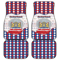 Netherlands Christmas Car Mats Lion Symbol In Snow Globe - Wonder Print Shop