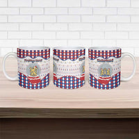 Netherlands Christmas Ceramic Mug Lion Symbol In Snow Globe - Wonder Print Shop