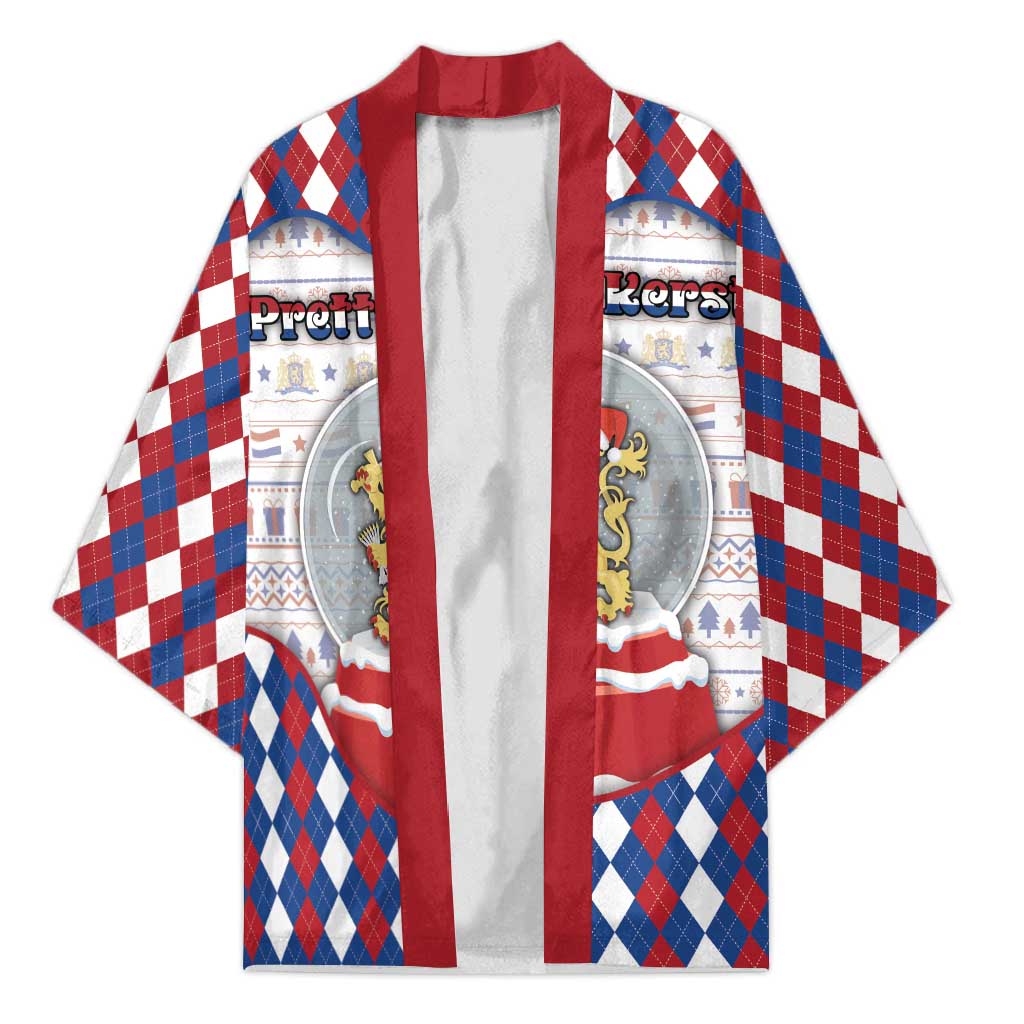 Netherlands Christmas Kimono Lion Symbol In Snow Globe - Wonder Print Shop