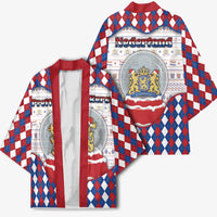 Netherlands Christmas Kimono Lion Symbol In Snow Globe - Wonder Print Shop