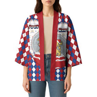 Netherlands Christmas Kimono Lion Symbol In Snow Globe - Wonder Print Shop