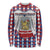 Netherlands Christmas Long Sleeve Shirt Lion Symbol In Snow Globe - Wonder Print Shop