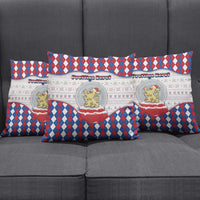 Netherlands Christmas Pillow Cover Lion Symbol In Snow Globe - Wonder Print Shop