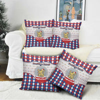 Netherlands Christmas Pillow Cover Lion Symbol In Snow Globe - Wonder Print Shop