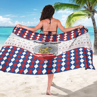 Netherlands Christmas Sarong Lion Symbol In Snow Globe - Wonder Print Shop