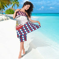 Netherlands Christmas Sarong Lion Symbol In Snow Globe - Wonder Print Shop