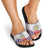 Netherlands Christmas Slide Sandals Lion Symbol In Snow Globe - Wonder Print Shop