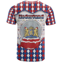 Netherlands Christmas T Shirt Lion Symbol In Snow Globe - Wonder Print Shop
