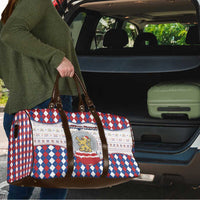 Netherlands Christmas Travel Bag Lion Symbol In Snow Globe - Wonder Print Shop