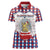 Netherlands Christmas Women Polo Shirt Lion Symbol In Snow Globe - Wonder Print Shop