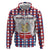 Netherlands Christmas Zip Hoodie Lion Symbol In Snow Globe - Wonder Print Shop