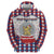 Netherlands Christmas Zip Hoodie Lion Symbol In Snow Globe - Wonder Print Shop
