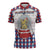 Netherlands Christmas Zipper Polo Shirt Lion Symbol In Snow Globe - Wonder Print Shop