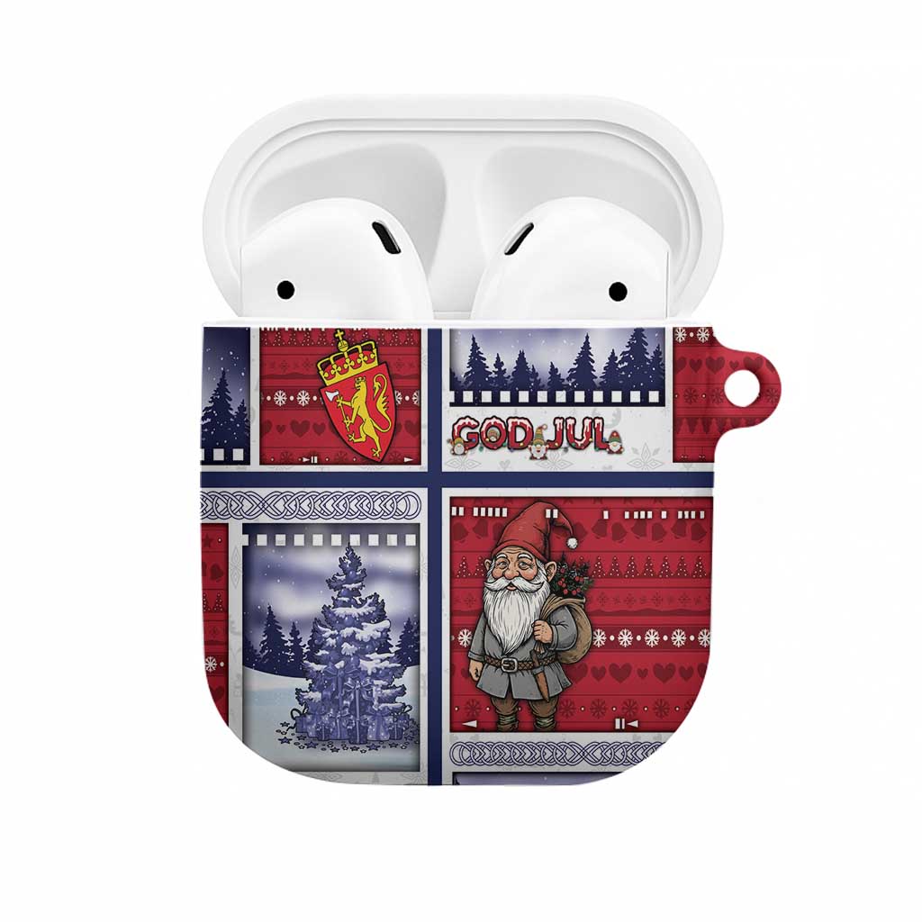 Norway Christmas AirPods Case Julenisse God Jul - Wonder Print Shop