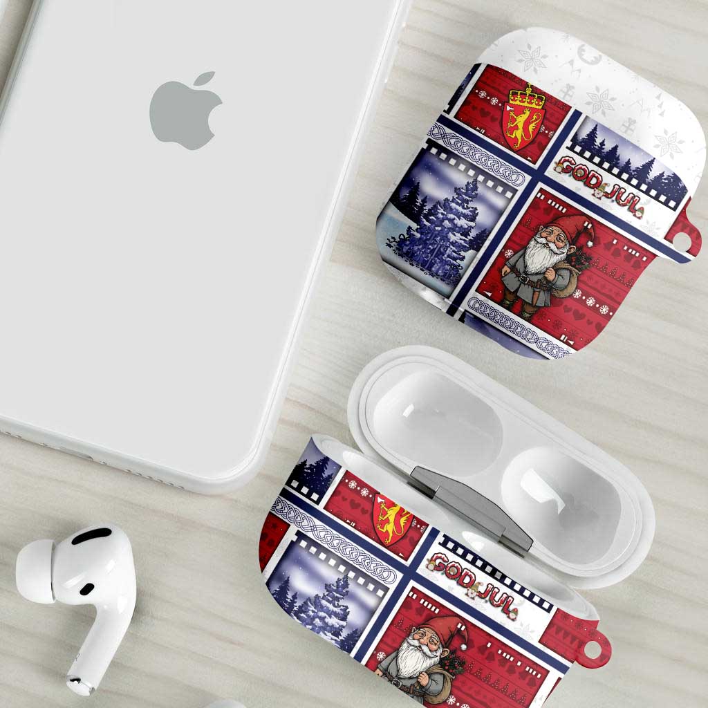 Norway Christmas AirPods Case Julenisse God Jul - Wonder Print Shop