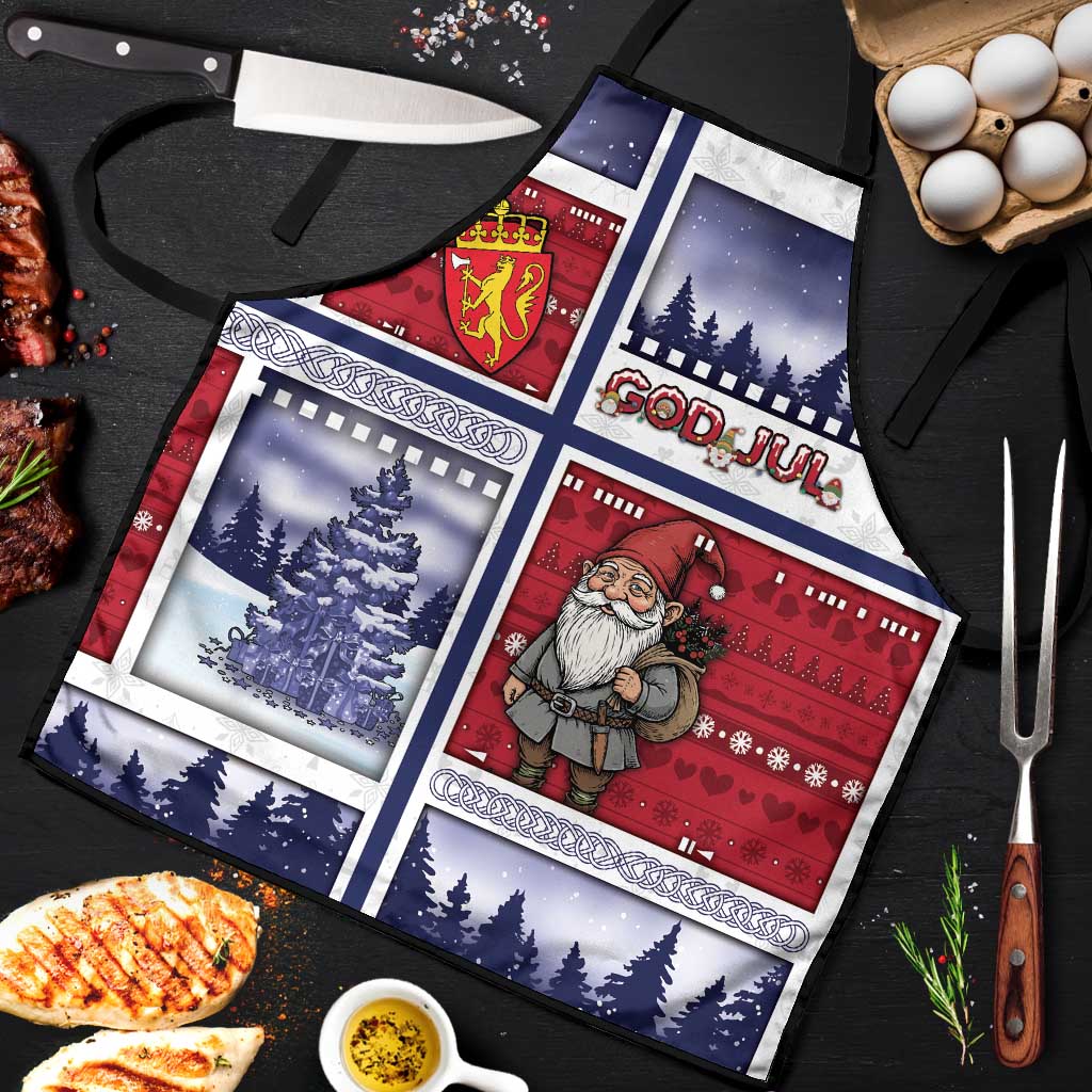 Norway Christmas Apron Julenisse God Jul - Wonder Print Shop
