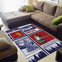 Norway Christmas Area Rug Julenisse God Jul - Wonder Print Shop