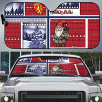 Norway Christmas Auto Sun Shade Julenisse God Jul - Wonder Print Shop