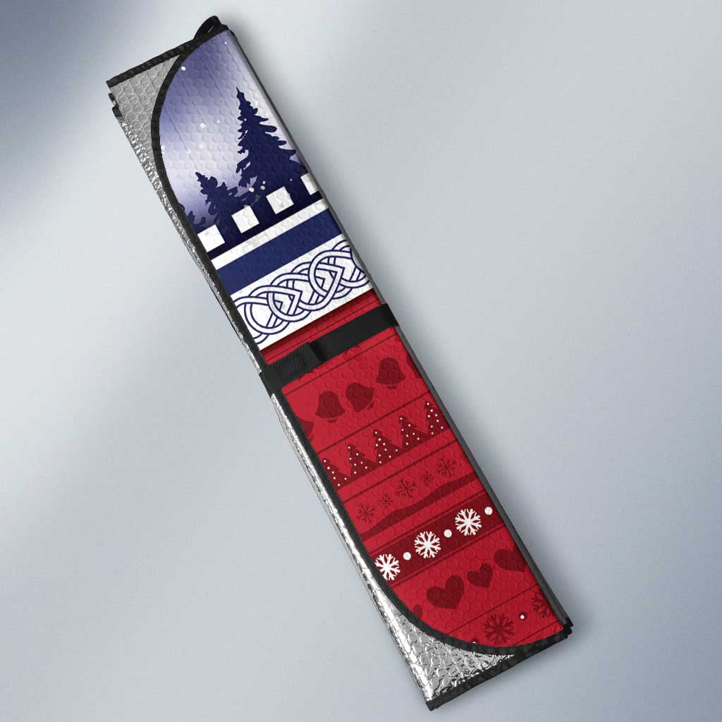 Norway Christmas Auto Sun Shade Julenisse God Jul - Wonder Print Shop