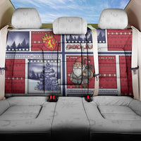 Norway Christmas Back Car Seat Cover Julenisse God Jul - Wonder Print Shop