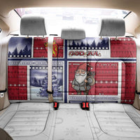 Norway Christmas Back Car Seat Cover Julenisse God Jul - Wonder Print Shop