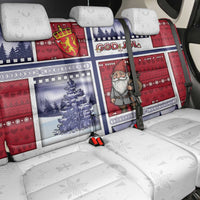 Norway Christmas Back Car Seat Cover Julenisse God Jul - Wonder Print Shop