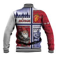 Norway Christmas Baseball Jacket Julenisse God Jul - Wonder Print Shop