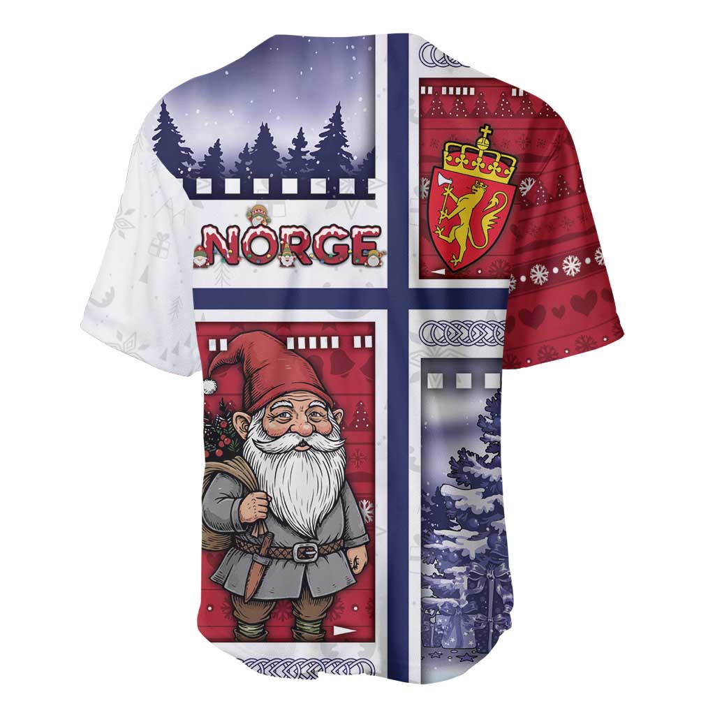 Norway Christmas Baseball Jersey Julenisse God Jul - Wonder Print Shop