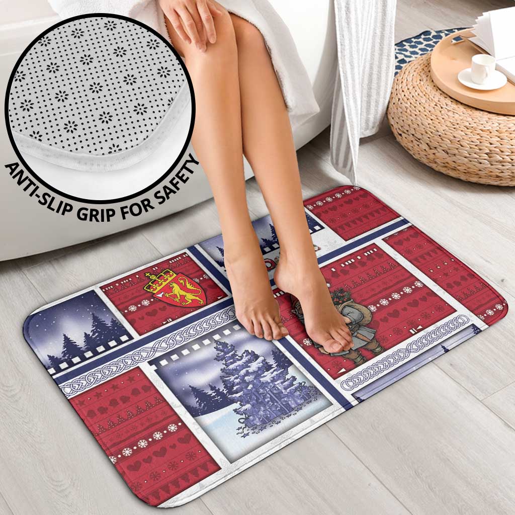 Norway Christmas Bathroom Set Julenisse God Jul - Wonder Print Shop