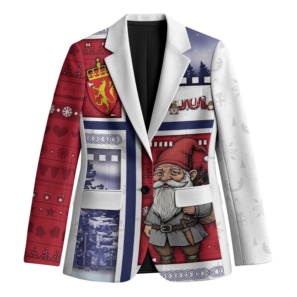 Norway Christmas Blazer Julenisse God Jul - Wonder Print Shop