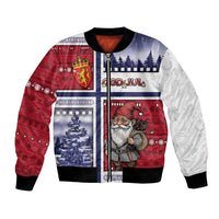Norway Christmas Bomber Jacket Julenisse God Jul - Wonder Print Shop