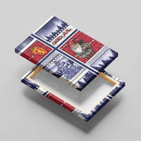 Norway Christmas Canvas Wall Art Julenisse God Jul - Wonder Print Shop