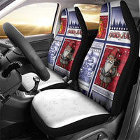Norway Christmas Car Seat Cover Julenisse God Jul - Wonder Print Shop