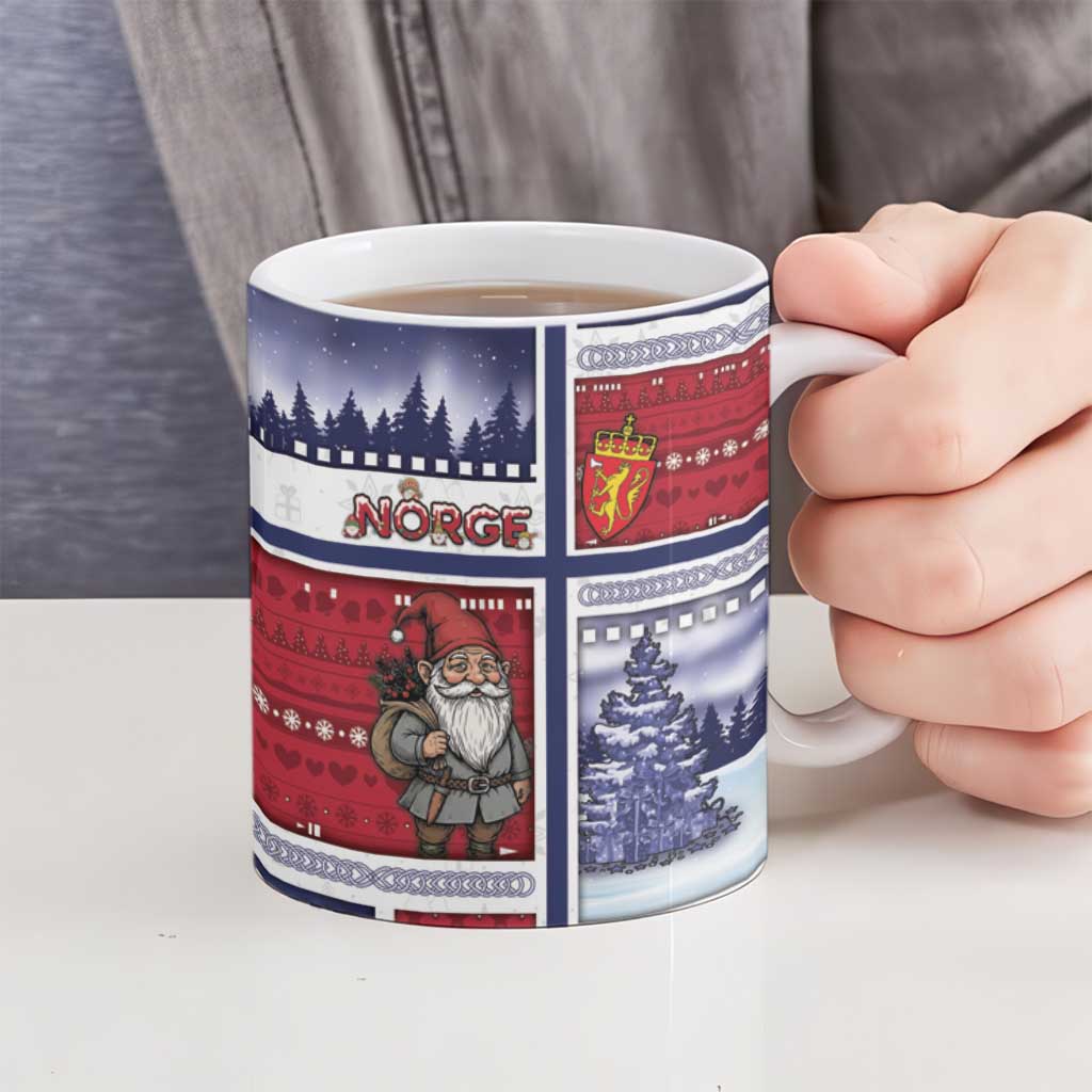 Norway Christmas Ceramic Mug Julenisse God Jul - Wonder Print Shop