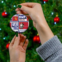 Norway Christmas Ceramic Ornament Julenisse God Jul - Wonder Print Shop