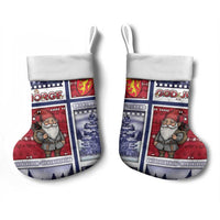 Norway Christmas Stocking Julenisse God Jul - Wonder Print Shop