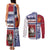 Norway Christmas Couples Matching Tank Maxi Dress and Long Sleeve Button Shirt Julenisse God Jul - Wonder Print Shop