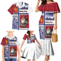 Norway Christmas Family Matching Mermaid Dress and Hawaiian Shirt Julenisse God Jul - Wonder Print Shop