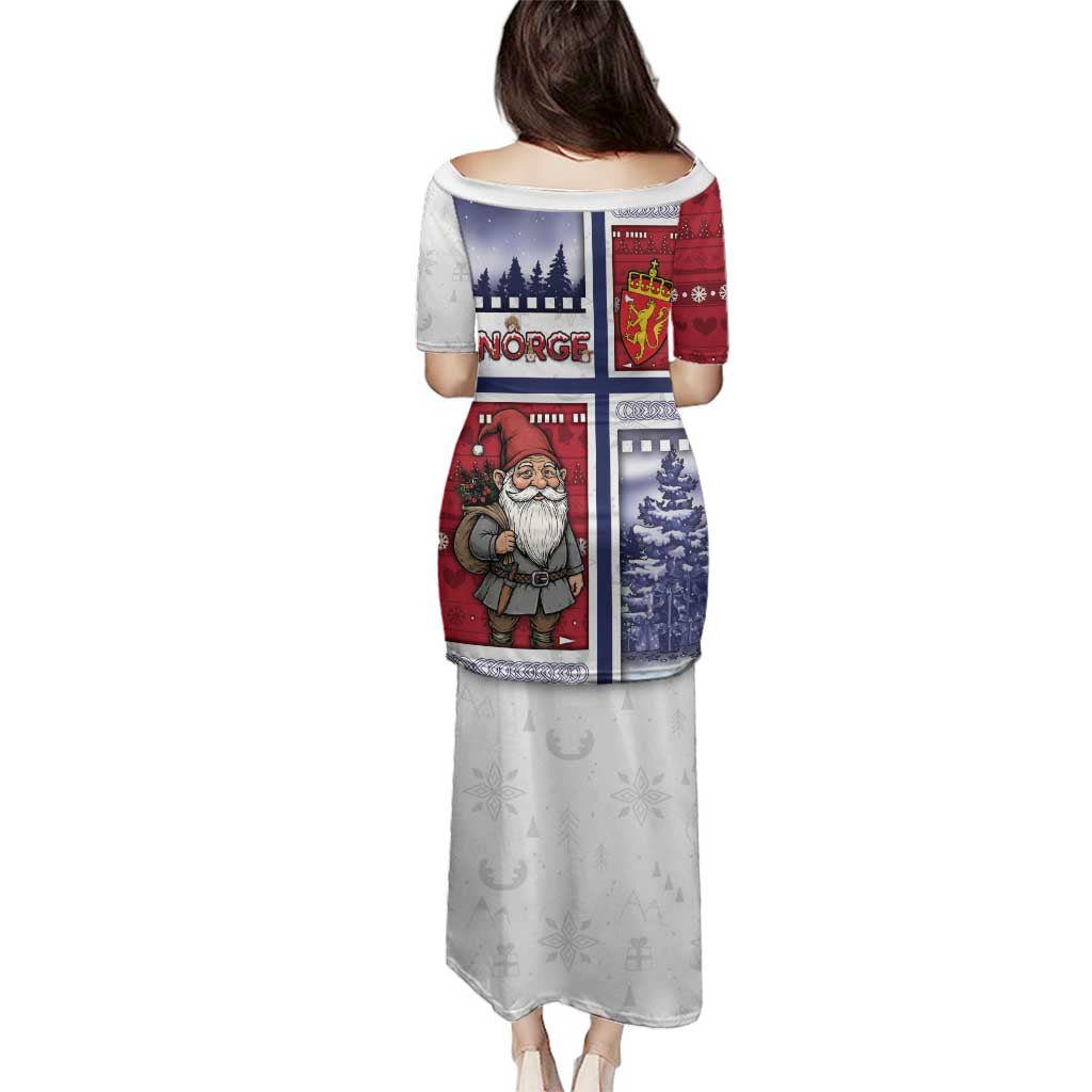 Norway Christmas Family Matching Puletasi and Hawaiian Shirt Julenisse God Jul - Wonder Print Shop