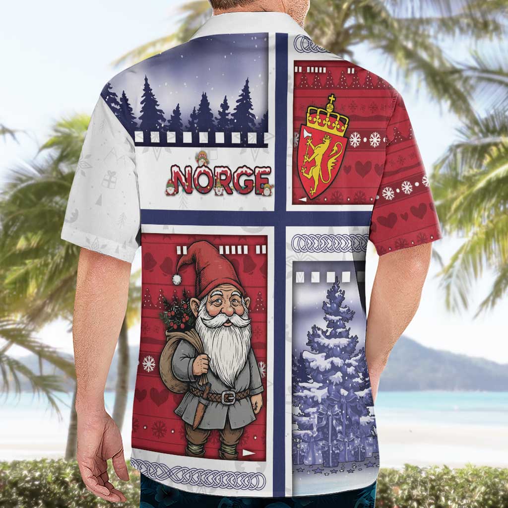 Norway Christmas Hawaiian Shirt Julenisse God Jul - Wonder Print Shop
