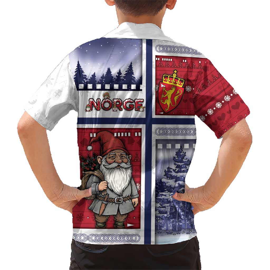 Norway Christmas Hawaiian Shirt Julenisse God Jul - Wonder Print Shop