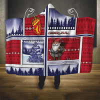 Norway Christmas Hooded Blanket Julenisse God Jul - Wonder Print Shop