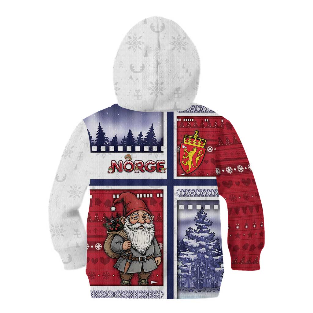 Norway Christmas Kid Hoodie Julenisse God Jul - Wonder Print Shop