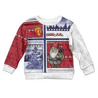 Norway Christmas Kid Ugly Christmas Sweater Julenisse God Jul - Wonder Print Shop