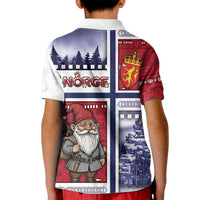 Norway Christmas Kid Polo Shirt Julenisse God Jul - Wonder Print Shop