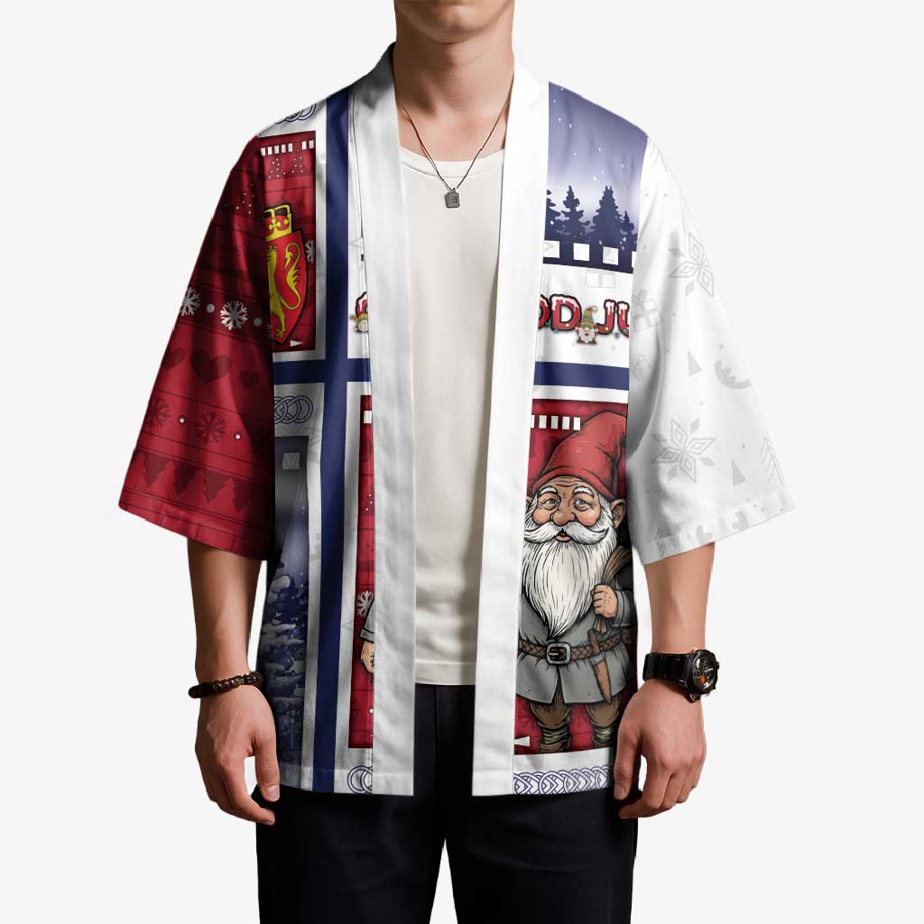 Norway Christmas Kimono Julenisse God Jul - Wonder Print Shop