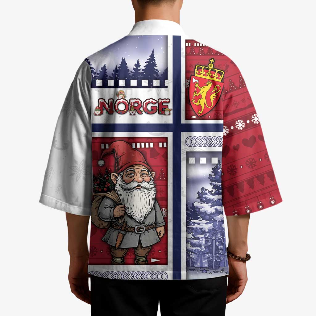Norway Christmas Kimono Julenisse God Jul - Wonder Print Shop